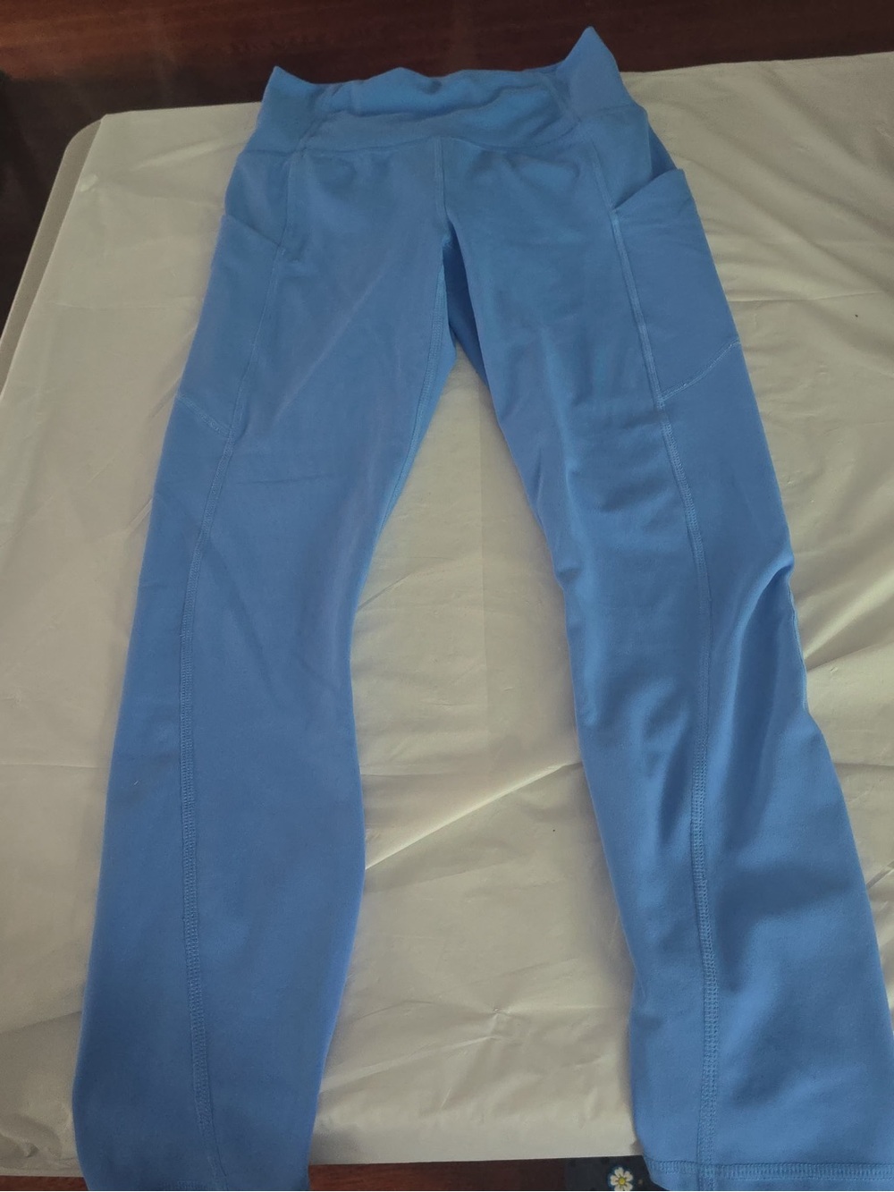 Fabletics Blue High-Rise Pocket Leggings